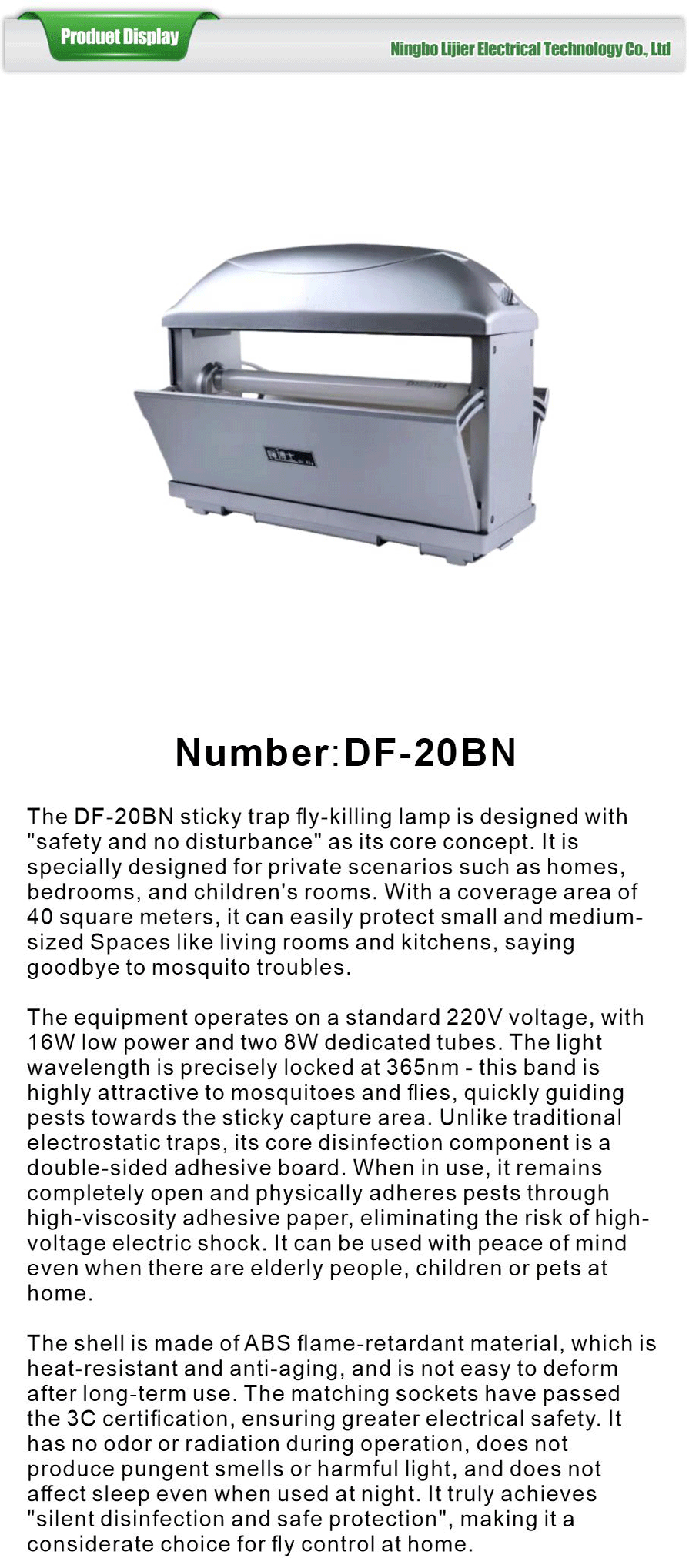 Doctor Fly Fly-killing Lamp-xiangqing1-LJE003