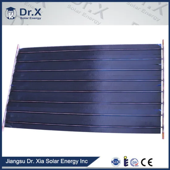 Black Chromed Coating Flat Panel Solar Collector System
