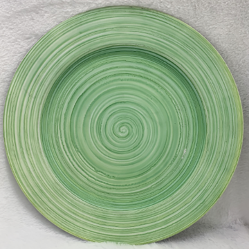 Green Wholesale Bulk PP Plastic Charger Boards for Restaurant and Wedding Decorations