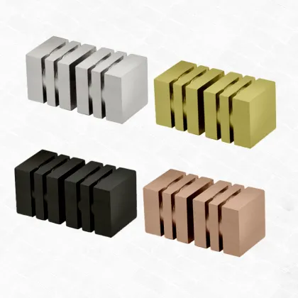 Solid Brass Accessories Hardware Back to Back Knobs