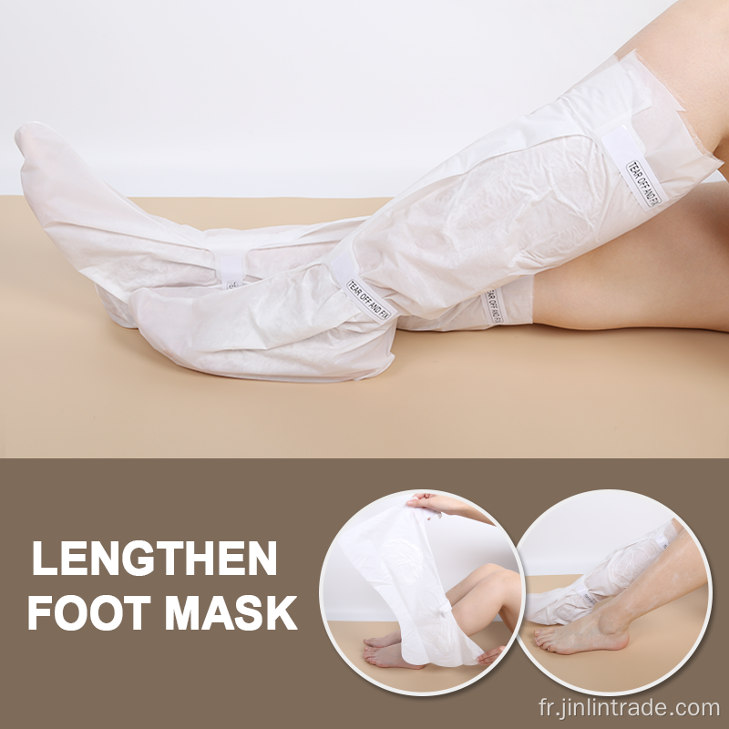 OEM Exfoliant un masque à pied longue de la jambe