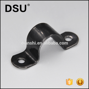 PVC Coated Steel U Shaped Saddle Clamp Tube Pipe Clip