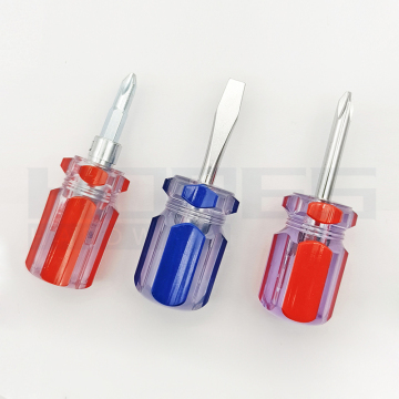 Free Accessories: 2-in-1 Phillips Flat Slot Stubby Screwdriver with Short Handle for Product Installation & Repair