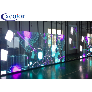 Video Advertising P7.81 Indoor Glass Transparent LED Screen