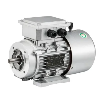 0.18KW 180W AC Brake Motor, YEJ6324 Three-Phase 380V Asynchronous Motor with 11mm Shaft Diameter and B34 Horizontal Mounting Option, Running at 1400rpm