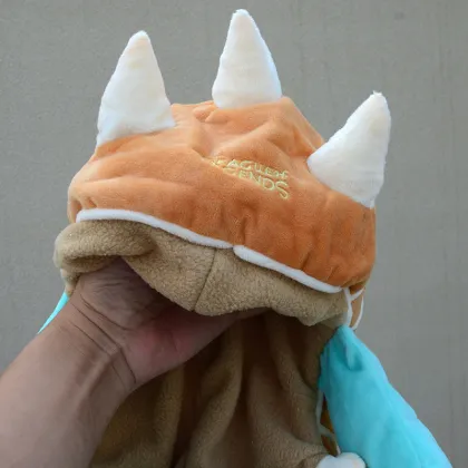 Wholesale Temo Armored Dragon Turtle Hat - Warcraft Tribe Alliance Teemo Cosplay Props Plush Hat Animation Accessories