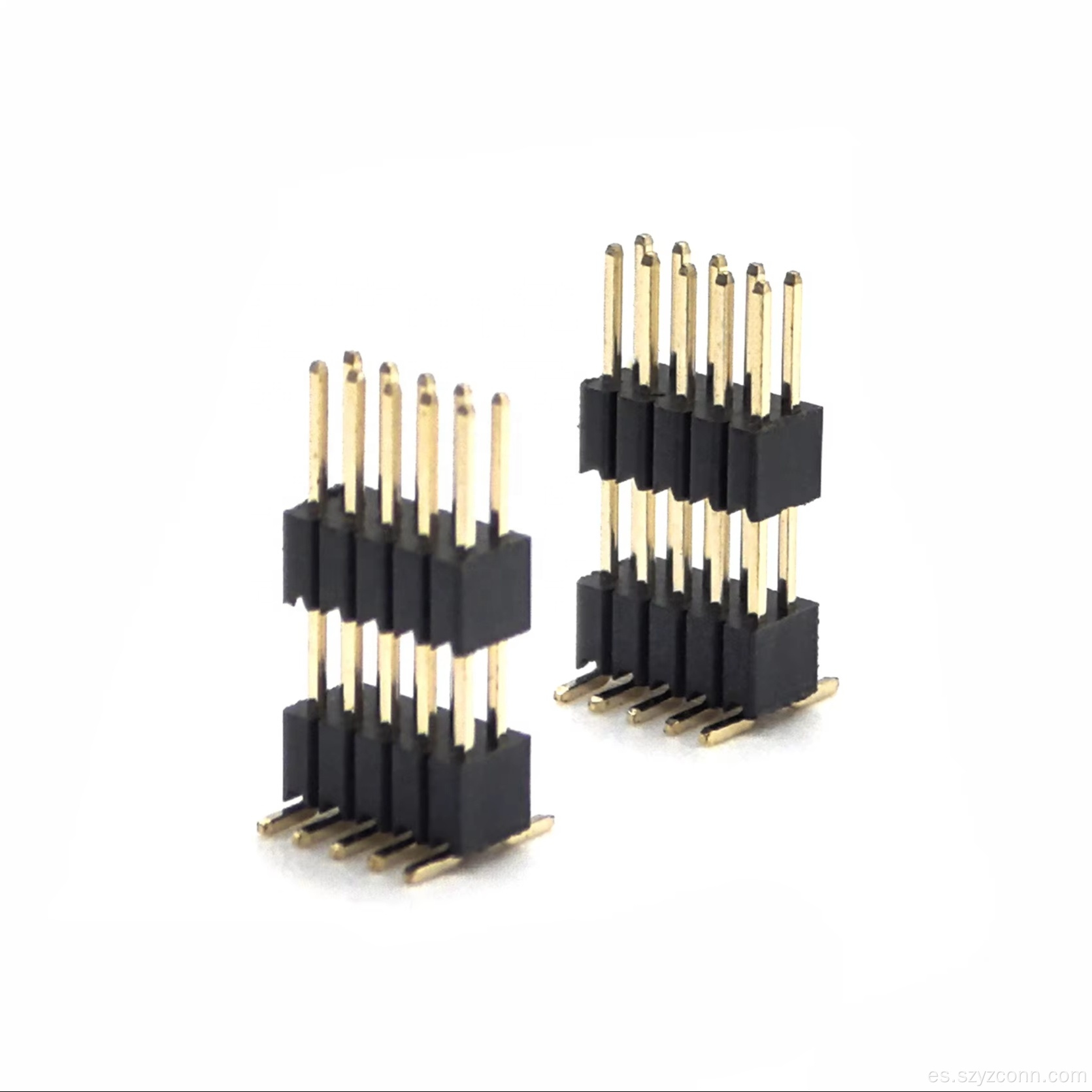 Encabezado de pin de 1.27 mm dual fila SMT 10p