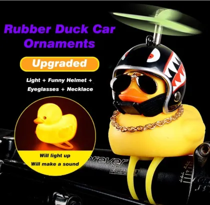 Turbo Duck: Electric Bike Bell with Safety Helmet and Lights