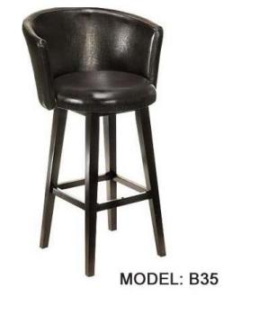 360 Degree Rotation PU Leather for Bar Chair