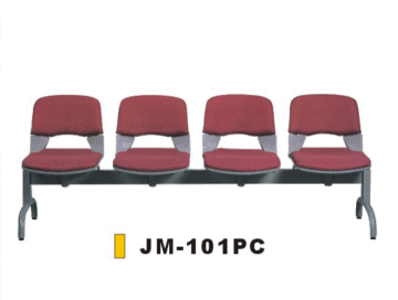 Public Waiting Chair with Fabric Seating (JM-101PC)