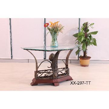 Artificial resins modern pineapple head tea table
