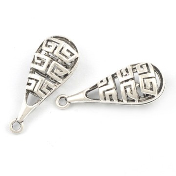 Fashion Pendant, Custom Antique Silver Brass Pendant, P6207