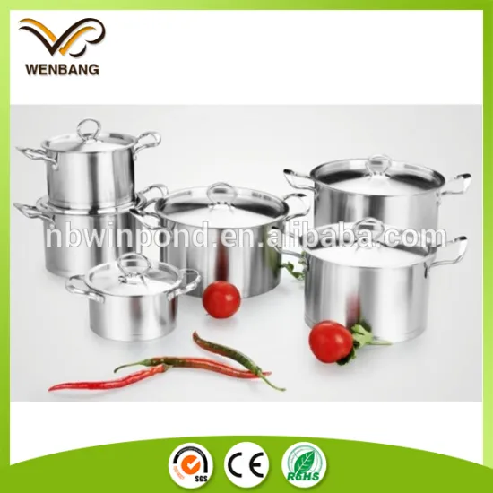 best price and good quality top selling customized price stainless steel pot