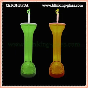 LED Flashing Plastic Yard Glass - 35OZ/1000ML