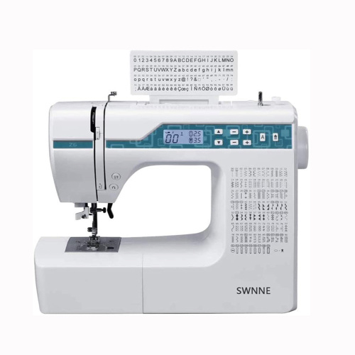 Máquina de coser casera automática del enhebrador de agujas con pantalla LCD de 2.0 &quot;