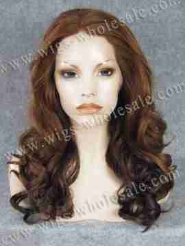 Chic Fashion Auburn Mixed Color Synthetic Fiber Wigs ,lace front wigs