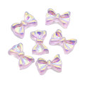 Nail Art Bijoux Symphony Aurora Transparent 3D Papillon Cravate Nail Bijoux Ongles Accessoires Mode Fille