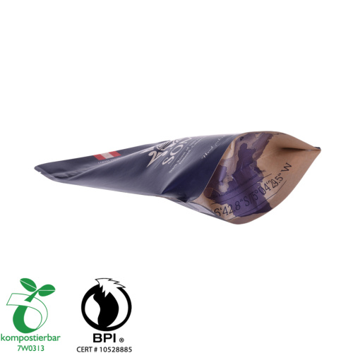 Customized Paper Coffee Bag With Zipper