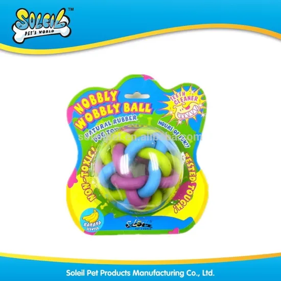 2015 Novelty Pet Toy Natural Rubber Dog Ball