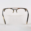 Half-Rim Horn Eyeglasses Frame