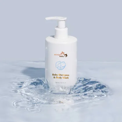 OEM Private Label Sulfate-Free 2-in-1 Baby Shower Gel & Shampoo - Moisture Organic Baby Wash