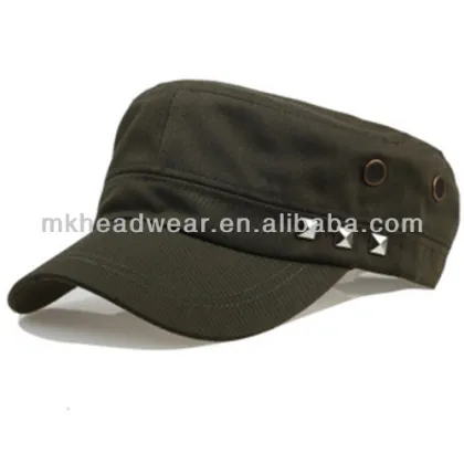2014 New Design Unisex Cotton Military Peak Cap