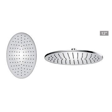 12\" Brass Oval Shower Head
