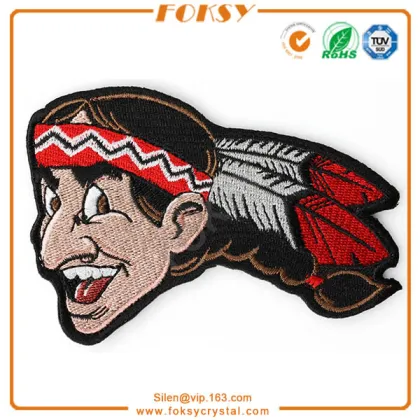 Tribal Chief embroidery patch design