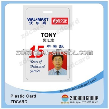 High quality photo ID Card,plastic photo ID Card,employee's card