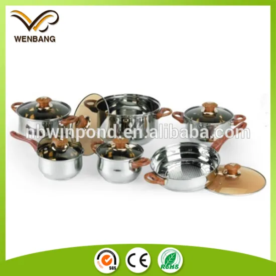 popular modle coating 316 stainless steel cookware