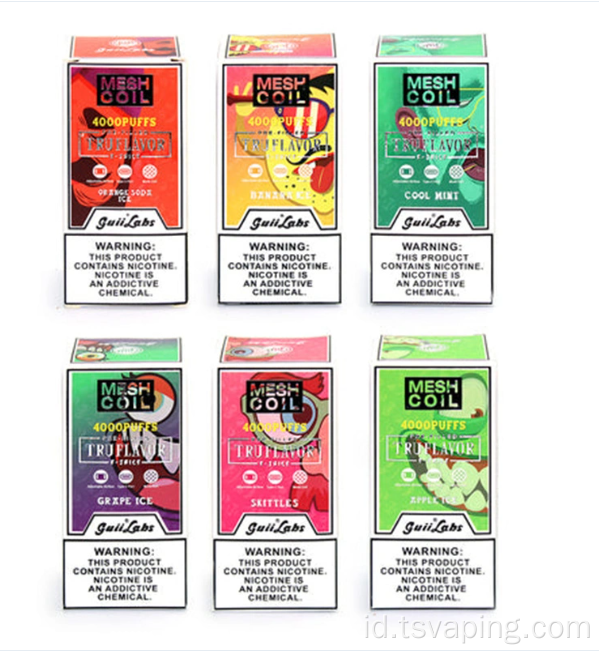 2022GUII LABS Disposable 4000 Puffs