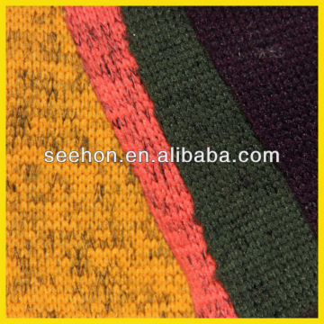 Colorized knitted fleece Fabric for sweater scarves