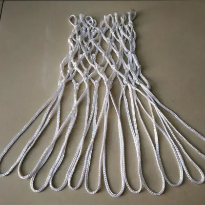 Tri-Colored Double Knot Basketball Nets
