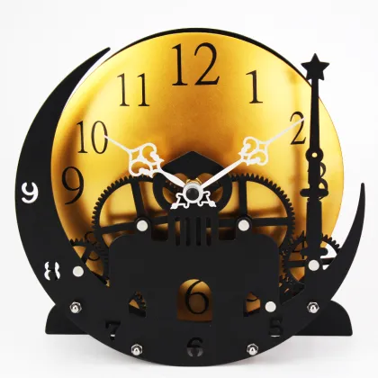 Mktime the moon tower gear table clock