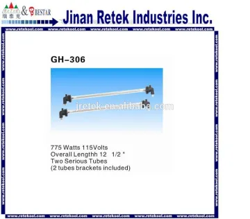 775 Watts glass tube defrost heaters