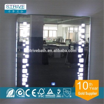 wall mounted led bath mirror