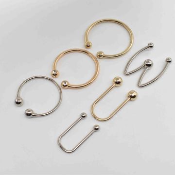 Customizable High-End Alloys U-Shaped Buckle Rings with Rust Resistance: Enhancing Women's Swimwear and Underwear Accessories