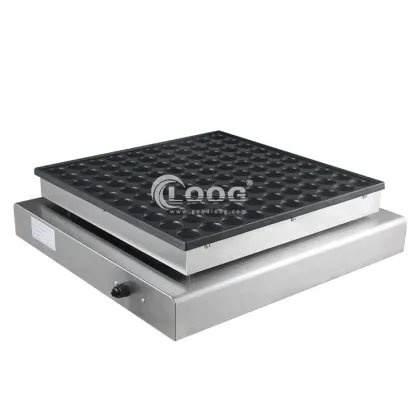 Commercial Electric Mini Pancake Maker - 100 Holes Non-Stick Mini Dutch Pancake Maker