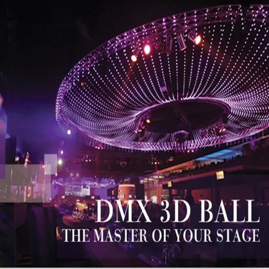 DMX video 3D LED Ball sphere IP65