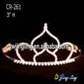 Tiaras de diamantes de imitación de 2 pulgadas