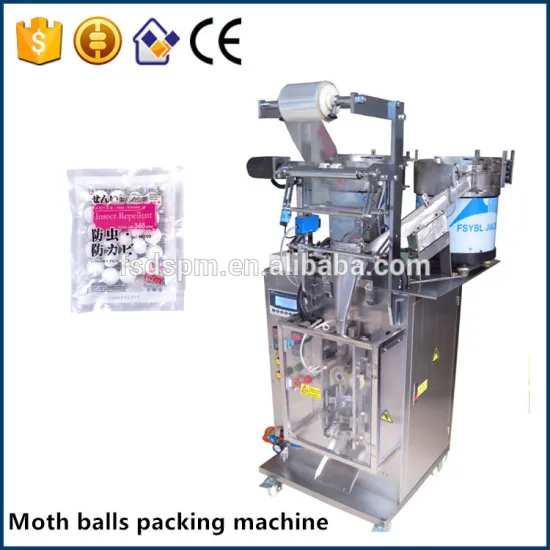 Small vertical mutil-function automatic moth balls counting packing machine manufacturer