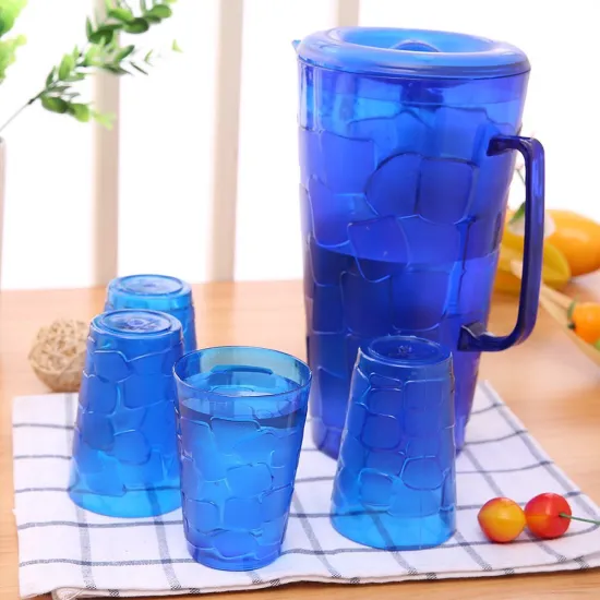 Fluorescent Colour Fashion Design Hot Sell Plastic Jug