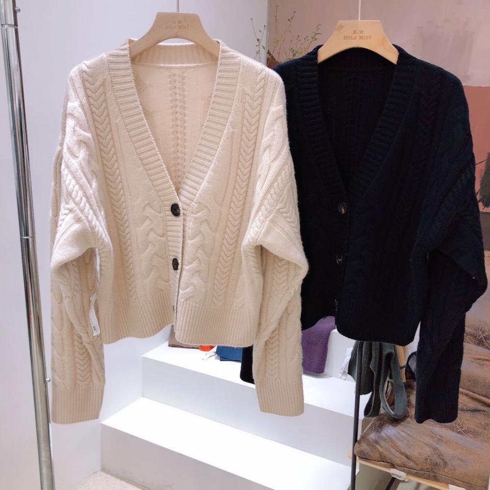 Loose short mahua female qiu dong sweater coat