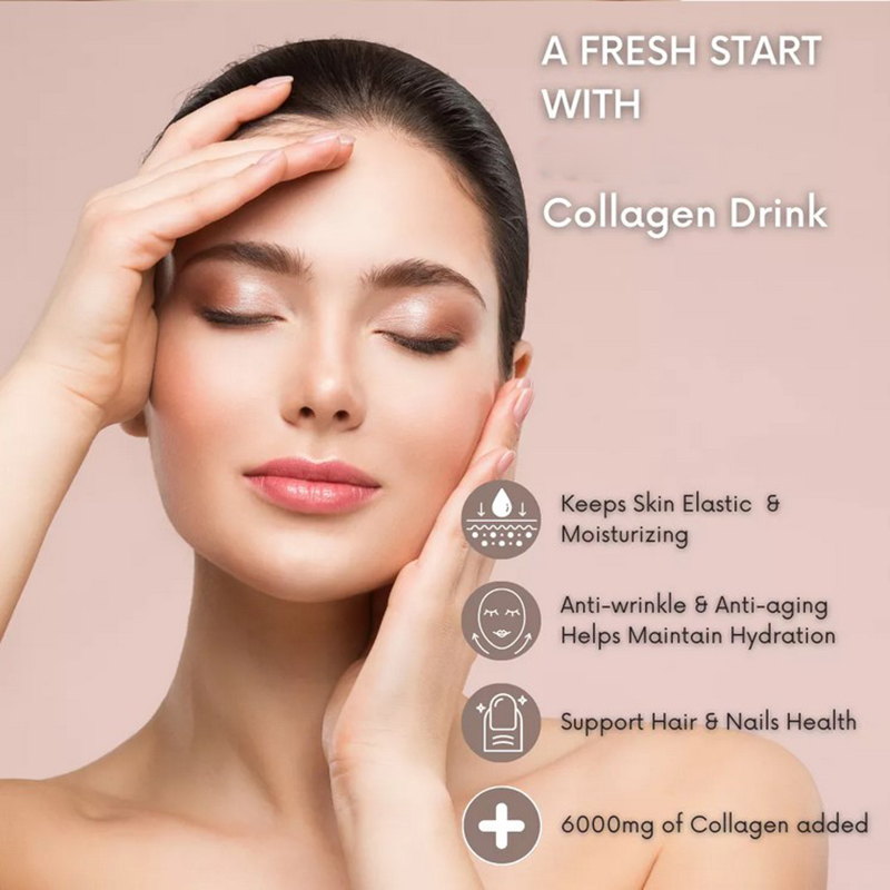 OEM/ODM Fish Collagen Peptides Supplement Blood Orange Astaxanthin Skin Whitening Blood Orange Oral Liquid