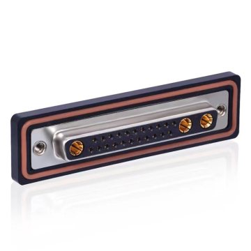 D-SUB 25W3 FEMALE SOLDER WATERPROOF TYPE