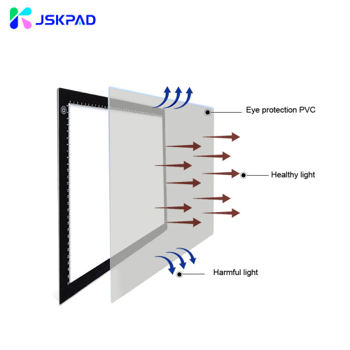 Tablette de dessin de tracé de lumière LED de protection des yeux