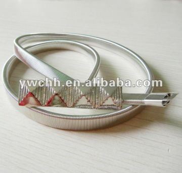 Metal stretch belts for lady