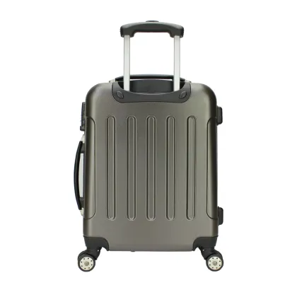 Hybrid ABS+Fabric trolley luggage bag luggage sets