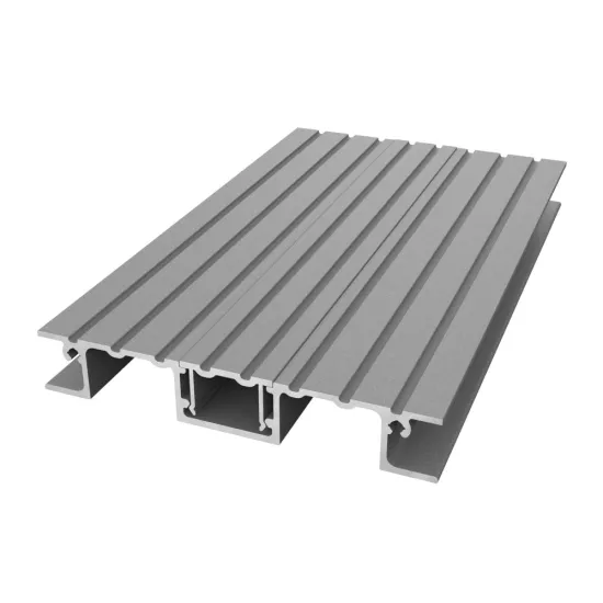 Extruded Aluminum Platform Lift Profile and Aluminium Flat Decking Board Profile 6082