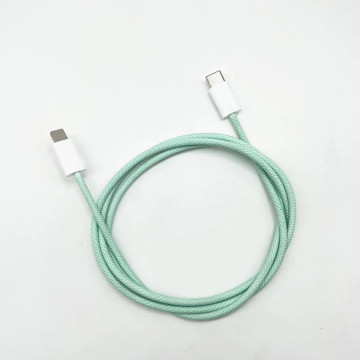 Wholesale 60W PD USB C to Type C Braided Charging Cables - 1m 2m Fast Charging Cords